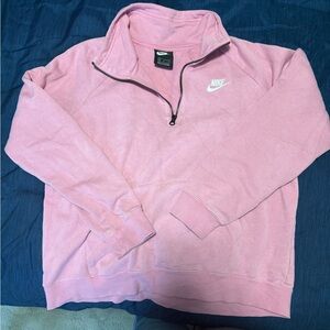 Nike Lavender Pink Quarter-Zip Pullover